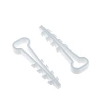 Дюбель-хомут 5х10 полипропилен белый (уп. 50шт) EKF