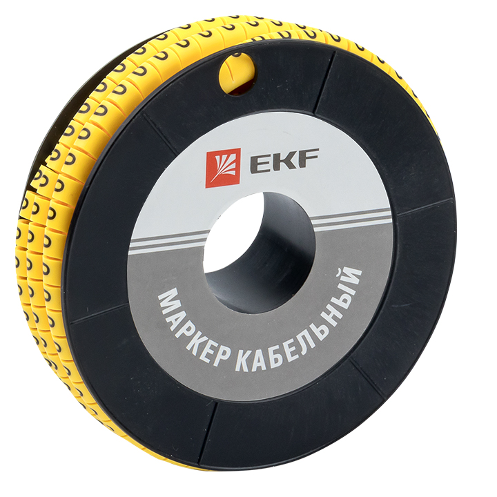 Маркер-кабельный 2,5кв.мм "0" (к-1000ед) (ЕС-1) EKF