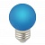   .  . .   LED-G45-1W-BLUE-E27-FR-